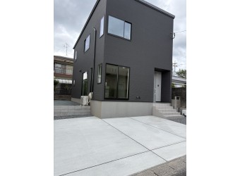 鹿児島市のモダンな新築外構施工事例